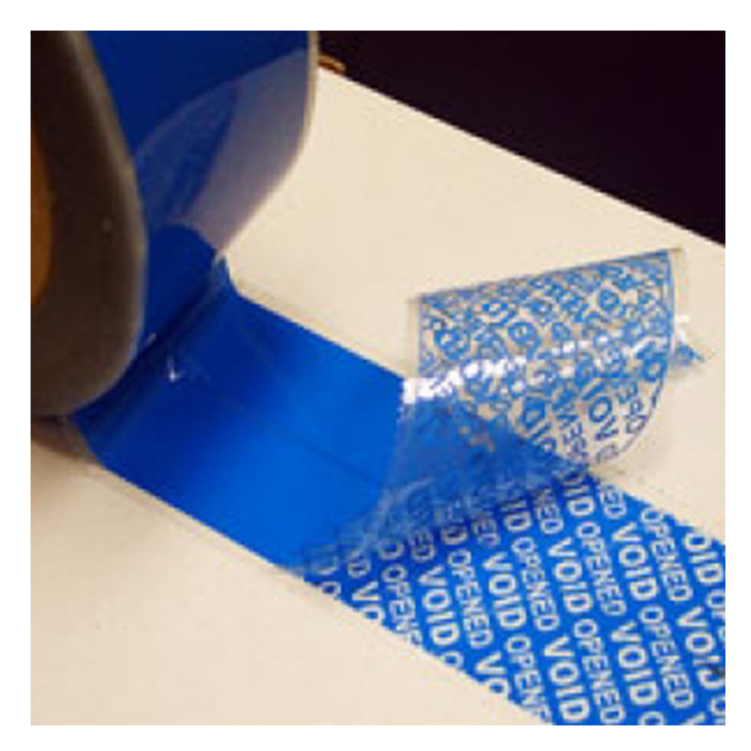 Tamper Evident / Proof Security Tape 50mm Blue Campbell International