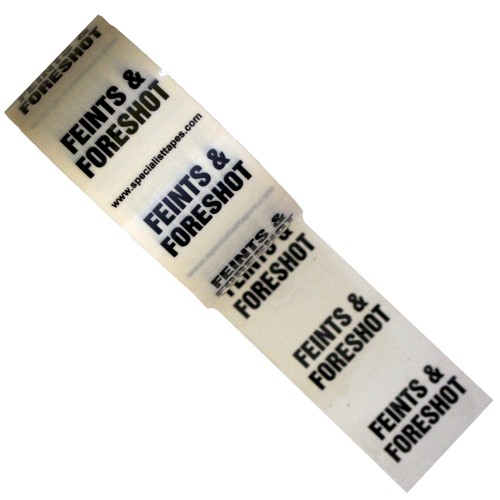 FEINTS & FORESHOT - White Printed Pipe Identification (ID) Tape