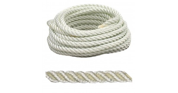 12mm Nylon White Rope (Price per m)