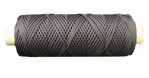 2mm Nylon Black Braided Nylon Cord/String - 4H
